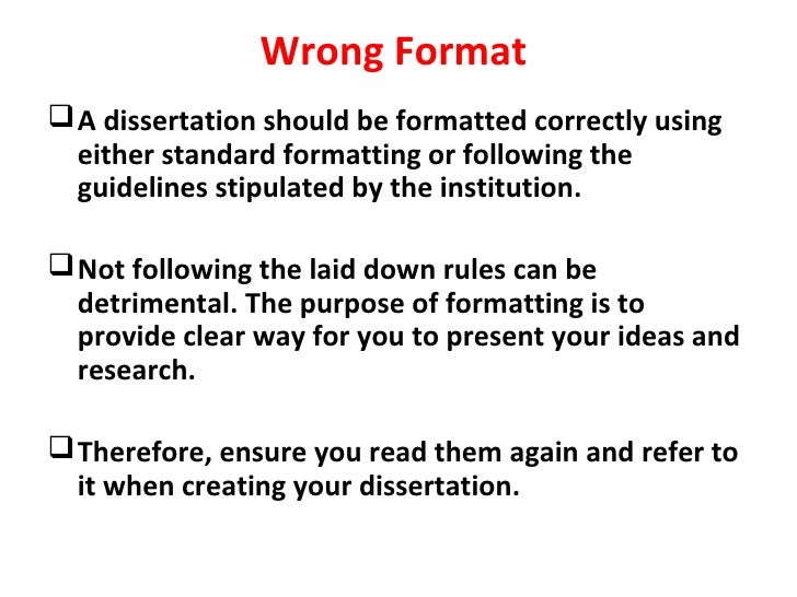 dissertations with mistakes